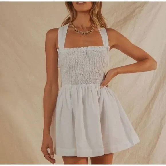 Peppermayo | Dresses | Peppermayowhite Mini Dress | Poshmark